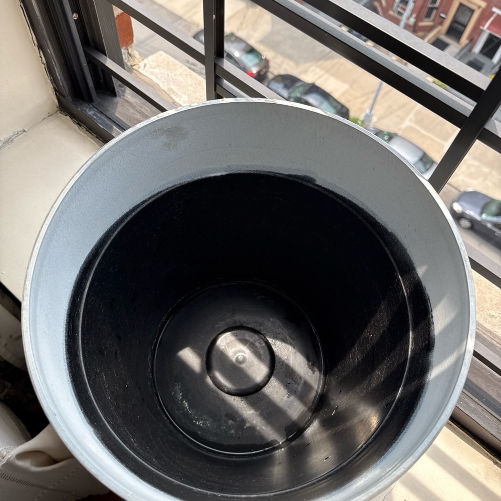 Black and Gray Planter Pot